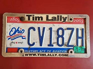 lov i ribolov u srbiji: AMERIČKA AUTO TABLICA OHIO | Autentična američka tablica — 1