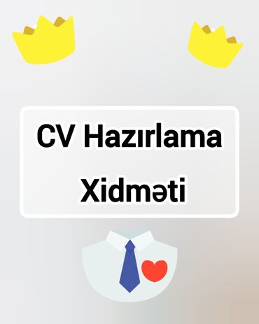 Digər xidmətlər: Professional CV (Resume) Hazırlanma xidməti CV niz Professional