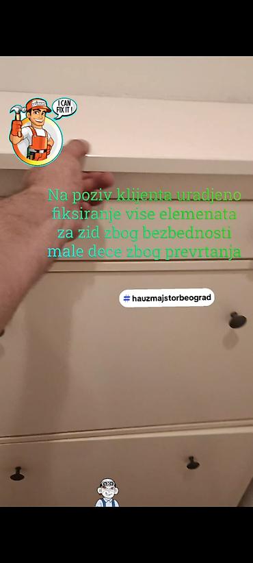 masaze borca: Fiskiranje namestaja za zid zbog bezbednosti dece zbog prevrtanja — 3