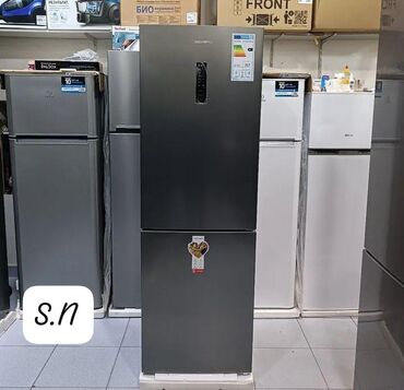 lalafo soyuducu ucuz: Новый Холодильник Yoshiro, No frost, цвет - Серый