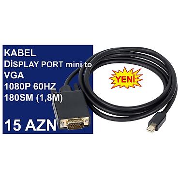 kompüter barter: Display Port Kabellər ⭐Type-C (USB-C) to Display Port 1.2vers 1,8m 4K — 4