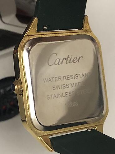 saat alan: Cartier qol saati. Yenidir demek olar. Isleyir. Baha alinib. taxmiram — 3
