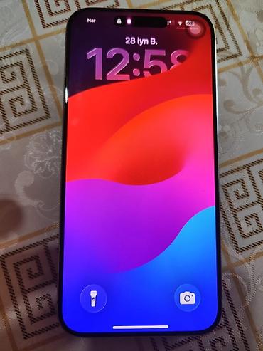 m4 pro: IPhone 15 Pro Max, 256 GB, Gümüşü, Sənədlərlə, Face ID, Simsiz şarj — 2