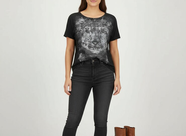 koszulki guess damskie allegro: Yessica, Women`s T-shirt, size 2XL