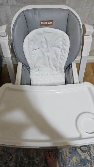 Oyuncaqlar: Mstar Baby uşaq yemək stulu - Material: möhkəm plastik karkas, yumşaq