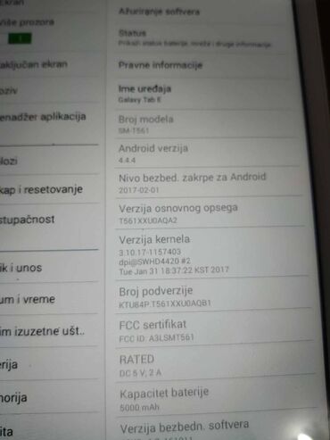 Tableti: Na prodaju samsung galaxy Tab e ocuvan kao nov bez i jedne tackice u — 17
