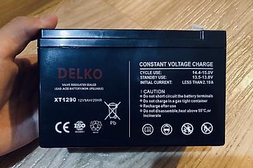 Аккумулятор Delko XT1290 12V 9Ah Новый, не использовался. Герметичный