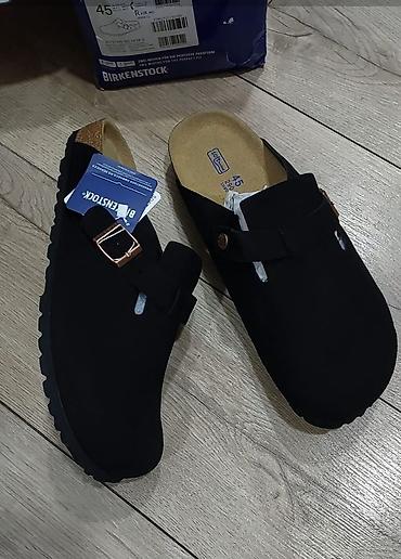 boston: Сабо, 45, Birkenstock, Новый, цвет - Черный, Самовывоз — 1