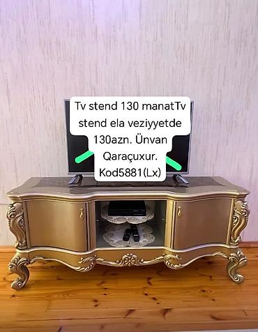 Tv stend 130 manatTv stend ela veziyyetde 130azn. Ünvan Qaraçuxur