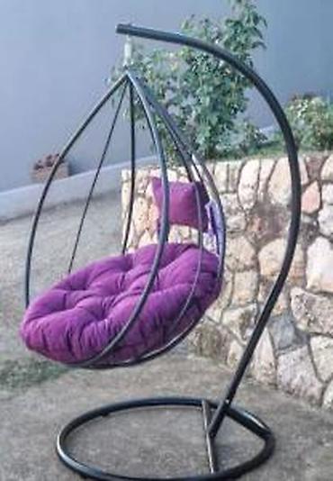 Ležaljke i ljuljaške: Visilica/ljuljaška fotelja kapljastog oblika sa postoljem - — 11