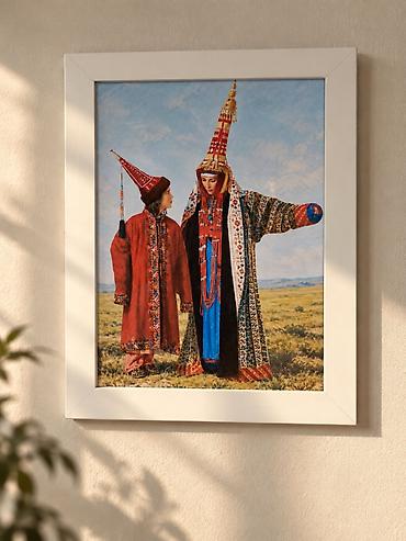 художники современной киргизии: Картины в рамках | Кыргызский стиль | Подарок Постеры с кыргызским — 2