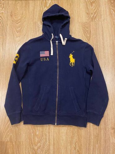 kişi svitşotları: Зип худи Polo ralph lauren Usa
оригинал 
Размер: L
Сост:9/10