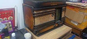 gramofon satilir: Antik radiola Minsk P7 lampalı radiolar 1953ci il qrammofon kombinə — 2