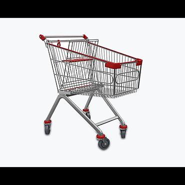 Market Arabası 100L – Böyük Tutumlu Supermarket Arabası 100 litr
