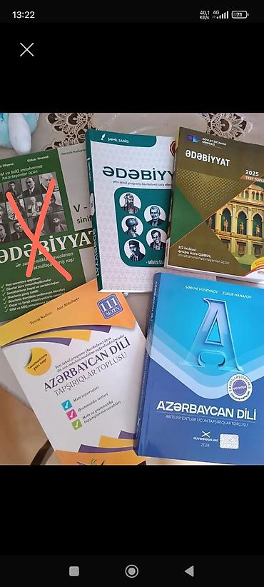 tar satılır: Məktəb və abituriyent hazırlığı üçün ədəbiyyat və Azərbaycan dili üzrə — 1