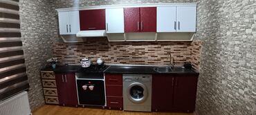 ванна 60 см ширина: Mətbəx mebel dəsti və texnika komplekti - Üst dolablar: ağ və bordo