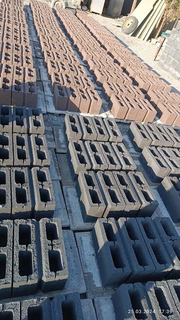 Пескоблок: Пескоблок Рваный, Заборный, 150x400x200 — 12