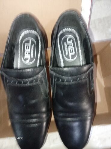 Ayaqqabılar: JAEL Original kişi ayaqqabısı - Model: klassik slip-on - Rəng: qara - — 1