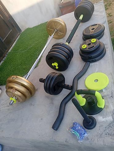 Ştanqlar və ştanq diskləri: Ştanq, Çəki: 65 kq, Yeni — 7