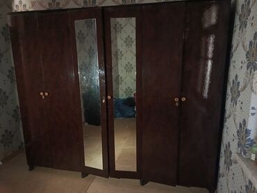 как продать старую мебель: İşlənmiş, Açılan, 4 qapılı Düz dolab, Şifonyer, Türkiyə