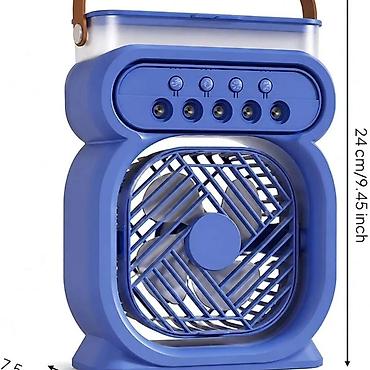 iphone mini: Prenosivi stoni ventilator sa vodenom maglom (3-u-1 rashlađivač — 3