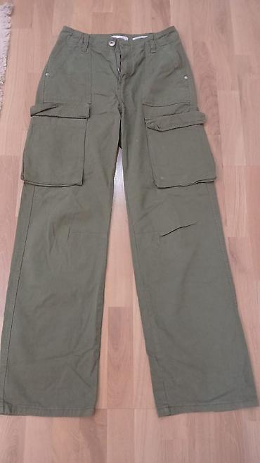 cargo pants: Şalvar, Bershka, S, rəng - Yaşıl — 1