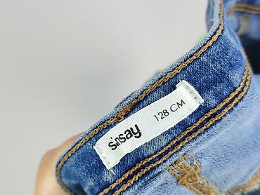 jeans pl: Spodnie jeansowe, Sinsay, 8 lat, 128, stan - Bardzo dobry — 4