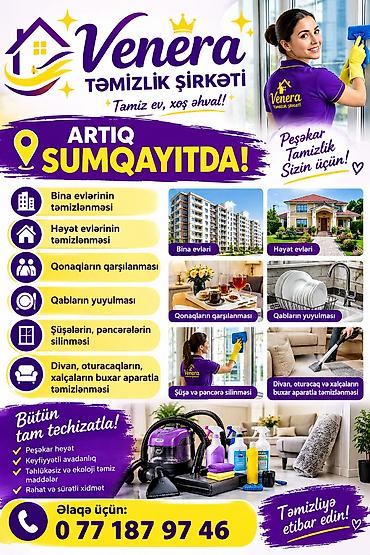 xalcalarin qiyməti: Təmizlik | Mənzillər — 1