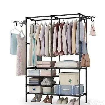 Ostali nameštaj: Stalak, polica za odecuni obucu Sa dva dela: 3200 din Sa tri dela — 14