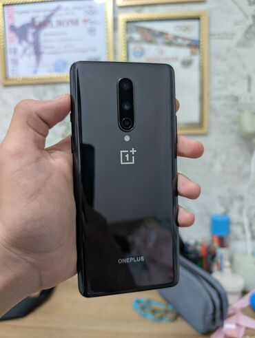 OnePlus: OnePlus 8, Б/у, 256 ГБ, цвет - Черный, 2 SIM