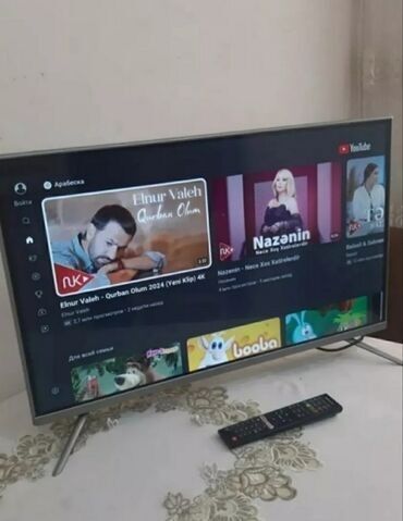 смарт телевизор: 82 Ekran smart Tv yotube neftlix var