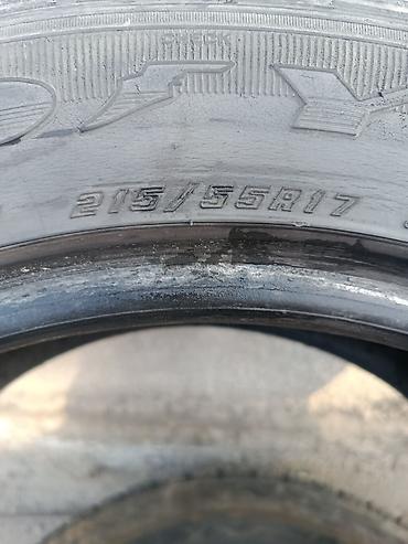 infinity fx35: Шины 215 / 55 / R 17, Зима, Б/у, 1 шт, Легковые, Япония, GoodYear — 2