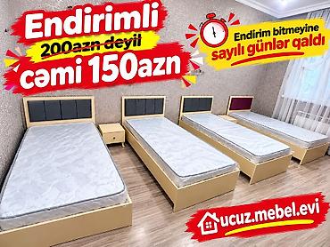 Endirimli tək nəfərlik çarpayılar - Qiymət: 150 AZN (200 AZN deyil – lalafo.az -da Endirimli tək nəfərlik çarpayılar - Qiymət: 150 AZN (200 AZN deyil –