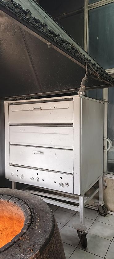 ucuz sobalar: Sənaye tipli 3 mərtəbəli elektrik/qaaz sobası - Çörək, pizza, bulka — 1