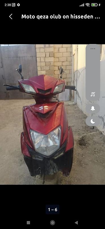 volta vs 1: Demeli moped on hisseden qeza olunub yanlarında ciziglar var — 3