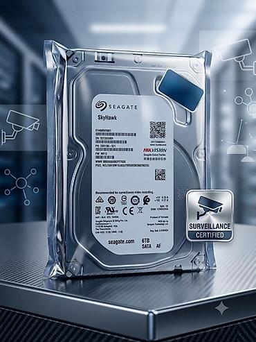 Настольные ПК и комплектующие: Seagate SkyHawk 6TB HDD – müşahidə sistemləri üçün - Model: Seagate — 1