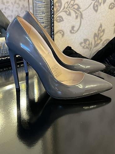 steletto: Tuflilər, Ölçü: 38, rəng - Boz, Yeni — 4