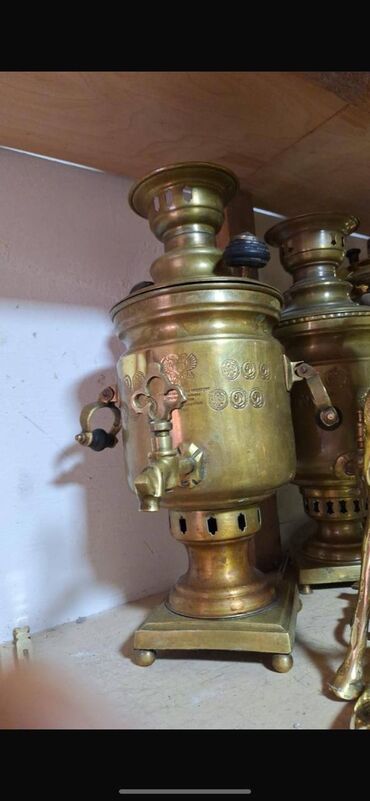 qədimi samavar: İşlənmiş Od Samovar, 5 l, Ödənişli çatdırılma, Ünvandan götürmə