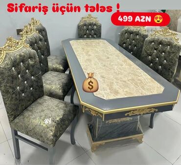 Masa və oturacaq dəstləri: Masa ve oturacaq rəng seçimi var lalafo.az -da Masa və oturacaq dəstləri: Masa ve oturacaq rəng seçimi var