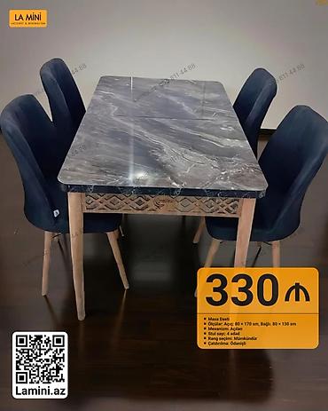 Ev və bağ: Masa Dəsti - Ölçülər: açıq 80 × 170 sm, bağlı 80 × 130 sm - Mexanizm — 1
