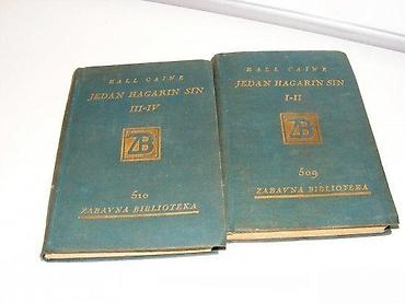 stone: JEDAN HAGARIN SIN I-II i III-IV Hall Caine1931 zagrebu knjizi i-ii — 1