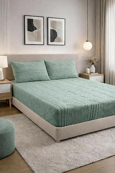 Ćebad i pokrivači: Set posteljina – prekrivač sa dve jastučnice - Trodimenzionalni — 4