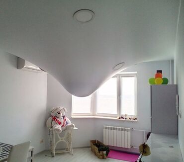 Натяжной потолок: Услуга: ремонт и восстановление натяжных потолков после затопления. -