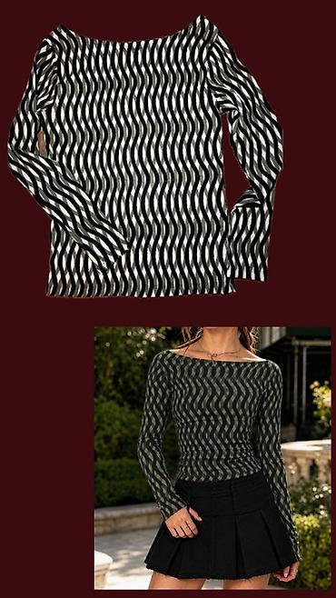 topdan geyim: Qadın üst geyimləri – 4 fərqli model 1) Ağ-qara “polka dot” bluz - — 2