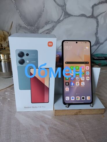 редим 10 с: Redmi, Redmi Note 13 Pro, Б/у, 256 ГБ, цвет - Черный, 2 SIM