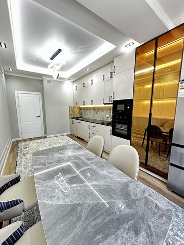 кут строй цены на квартиры ош: 2 комнаты, 78 м², Элитка, 16 этаж, Дизайнерский ремонт