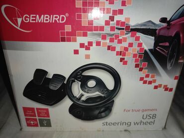 oprema za butik: Gembird STR-RACEFORCE volan za igranje sa pedalama Volan je u