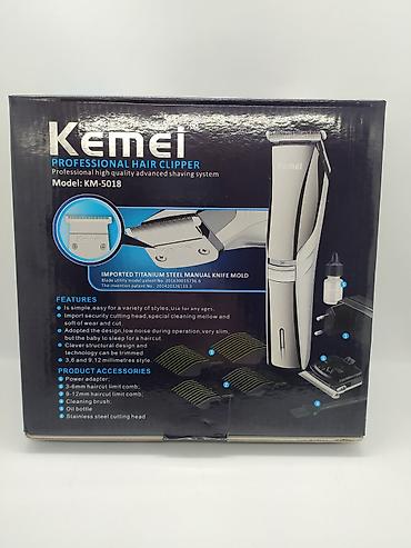 Məişət texnikası: Taraş Aparatı Kemei 5018 Üz Saç Saqqal üçün 3/6/9/12mm 🆕Bütün — 9