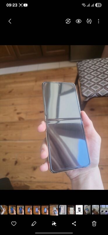 Samsung: Samsung Galaxy Z Flip 4, 256 GB, rəng - Qızılı, Sənədlərlə
