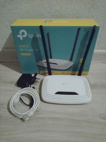 adsl модем d link dsl 2500u: Wi-Fi роутер, в отличном состоянии нового, 2-антенный, N300, TP-LINK